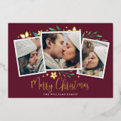 明るい枝 |写真3 箔シーズンカード (正面)