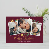 明るい枝 |写真3 箔シーズンカード (立ち正面)