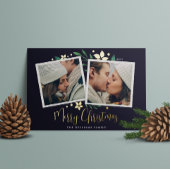 明るい枝 | 2枚の写真 箔シーズンカード