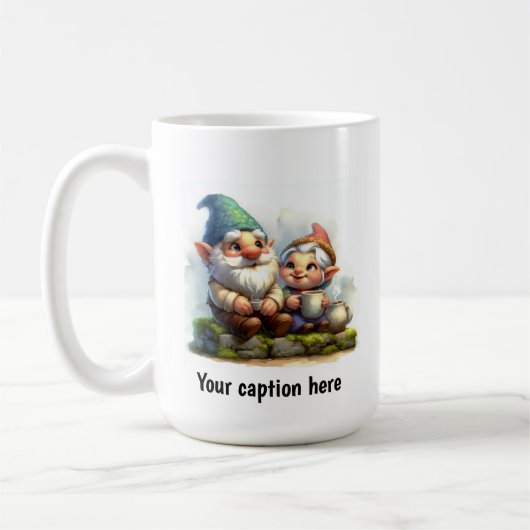 明るい格言で楽しむ喫茶店 コーヒーマグカップ (左)