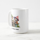 明るい格言で楽しむ喫茶店 コーヒーマグカップ (正面左)