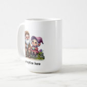 明るい格言で楽しむ喫茶店 コーヒーマグカップ (正面左)