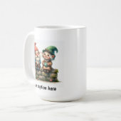 明るい格言で楽しむ喫茶店 コーヒーマグカップ (正面左)