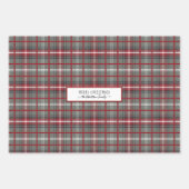 明るい森のトラックメリーの可愛いクリスマス格言 ラッピングペーパーシート (正面2)