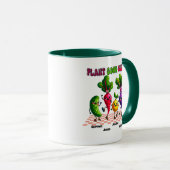 明るい植物の良い種カスタム類4子供の名前ムーム マグカップ (正面右)