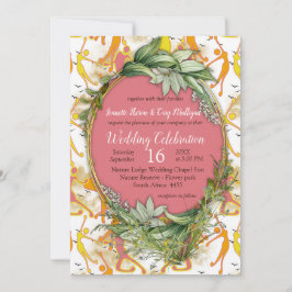 明るい楽観主義お祝い 招待状