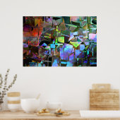 明るい構造 ポスター (キッチン)