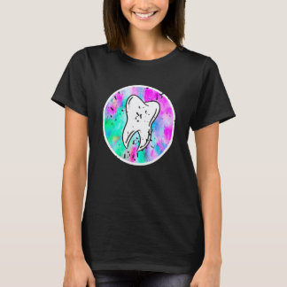 明るい歯のエネルギー 笑える歯科医のユーモア Tシャツ
