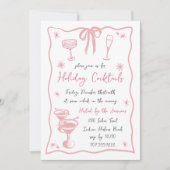 明るい気分 | ホリデーカクテルパーティー 招待状 (正面)