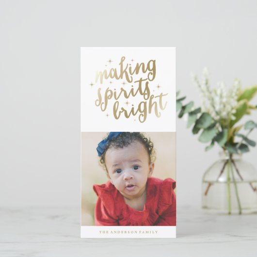 明るい気分 | 休日のフォトカード シーズンカード (スタンド正面)