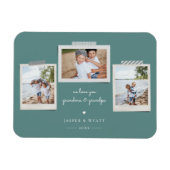 明るい気持ちのスナップショット写真 マグネット (横)