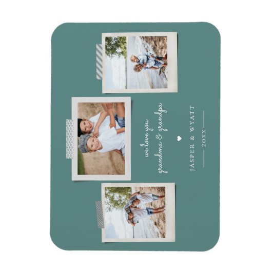 明るい気持ちのスナップショット写真 マグネット (縦)