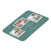 明るい気持ちのスナップショット写真 マグネット (左側)