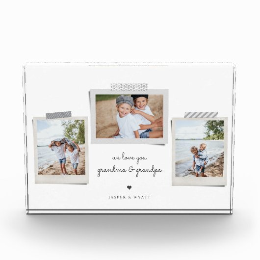 明るい気持ちのスナップショット フォトブロック (正面)