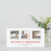 明るい気持ちのスナップショット ホリデーカード (スタンド正面)