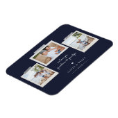 明るい気持ちスナップショットフォトマグネット マグネット (左側)