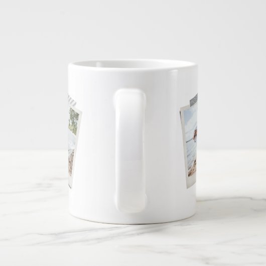 明るい気持ちスナップショット専門マグ ジャンボコーヒーマグカップ (裏面)