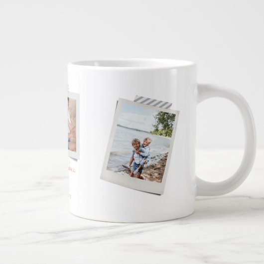 明るい気持ちスナップショット専門マグ ジャンボコーヒーマグカップ (右)