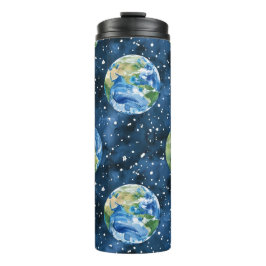 明るい水の色の地球の日惑星 タンブラー