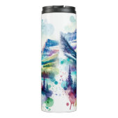 明るい水彩氷河の国立公園 タンブラー (裏面)