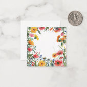 明るい水彩花園 ノートカード (正面/裏面インサイチュ)