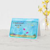 明るい水槽で良いカードを手に入れる カード (黄色い花)