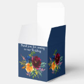 明るい水色のフローラブ結婚ルー フェイバーボックス (オープン)