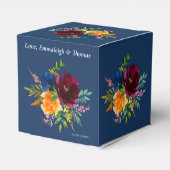 明るい水色のフローラブ結婚ルー フェイバーボックス (裏面サイド)