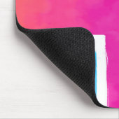 明るい水色のユニオンジャック国旗 マウスパッド (コーナー)