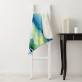 明るい水色の抽象芸術背景。水彩 シェルパブランケット (インサイチュ)