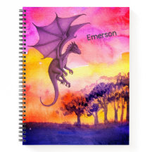 明るい水色パープルマジカルドラゴン飛んでいる