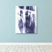 明るい水 |長時間露光 キャンバスプリント (インサイチュ (ウッドフロア))