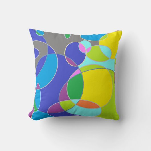 明るい泡蜜柑 クッション (正面)