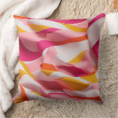 明るい波 クッション (ブランケット)