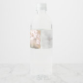 明るい泣きさくらんぼキラキラするウォーターボトルラベル ペットボトルラベル (裏面)