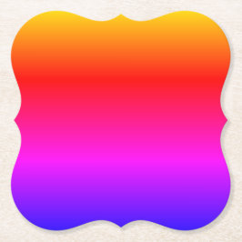 明るい流カラフルれる色野明るい ラウンドペーパーコースター