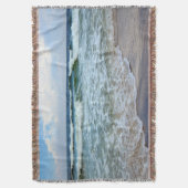 明るい海洋の波 スローブランケット (正面縦)