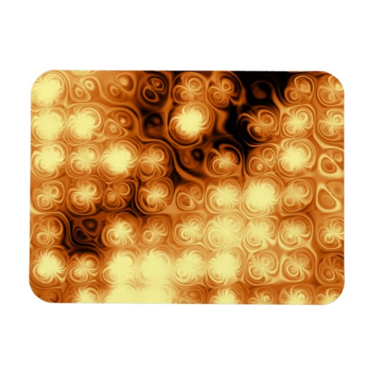 明るい液体の銅 マグネット (横)