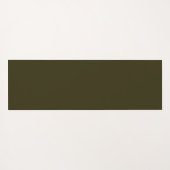 明るい深い黄色の花と蝶 ヨガマット (裏面(横))