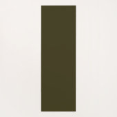 明るい深い黄色の花と蝶 ヨガマット (裏面)