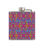 明るい渦巻き フラスク (裏面)