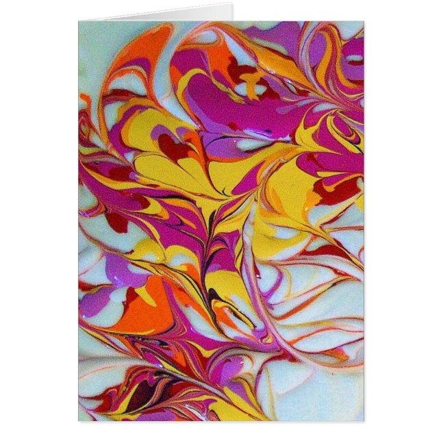 明るい渦巻カード (正面)