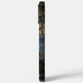 明るい満月の下で狼がハウリング Case-Mate iPhoneケース (裏面 / 左)