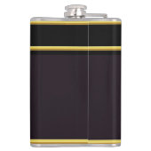 明るい満月の下を航海する恐ろしい海賊の船 フラスク (裏面)