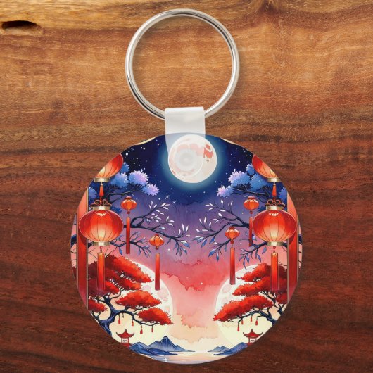 明るい満月 キーホルダー (裏面)