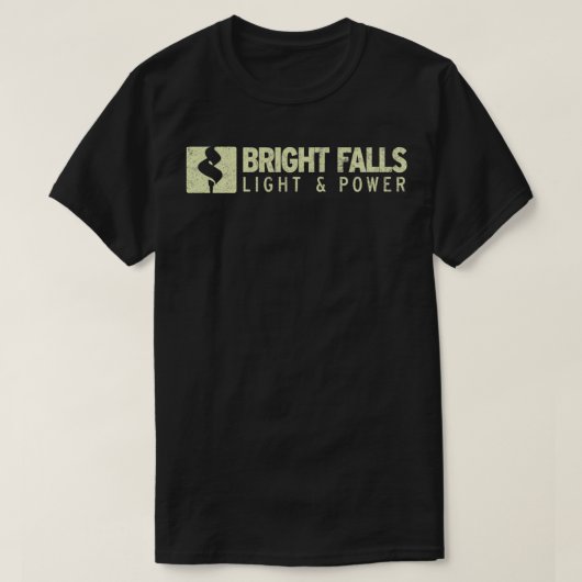 明るい滝ライトアンプグランジ電力 Tシャツ (デザイン正面)