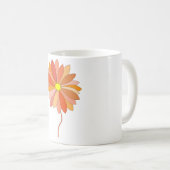 明るい漫画の花コーヒーマグ コーヒーマグカップ (正面右)