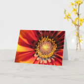 明るい火花 カード (黄色い花)