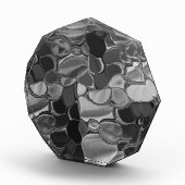 明るい灰色と暗い丸い形状。 フォトブロック (右)