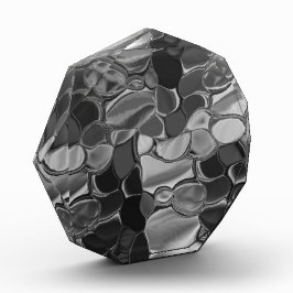 明るい灰色と暗い丸い形状。 フォトブロック